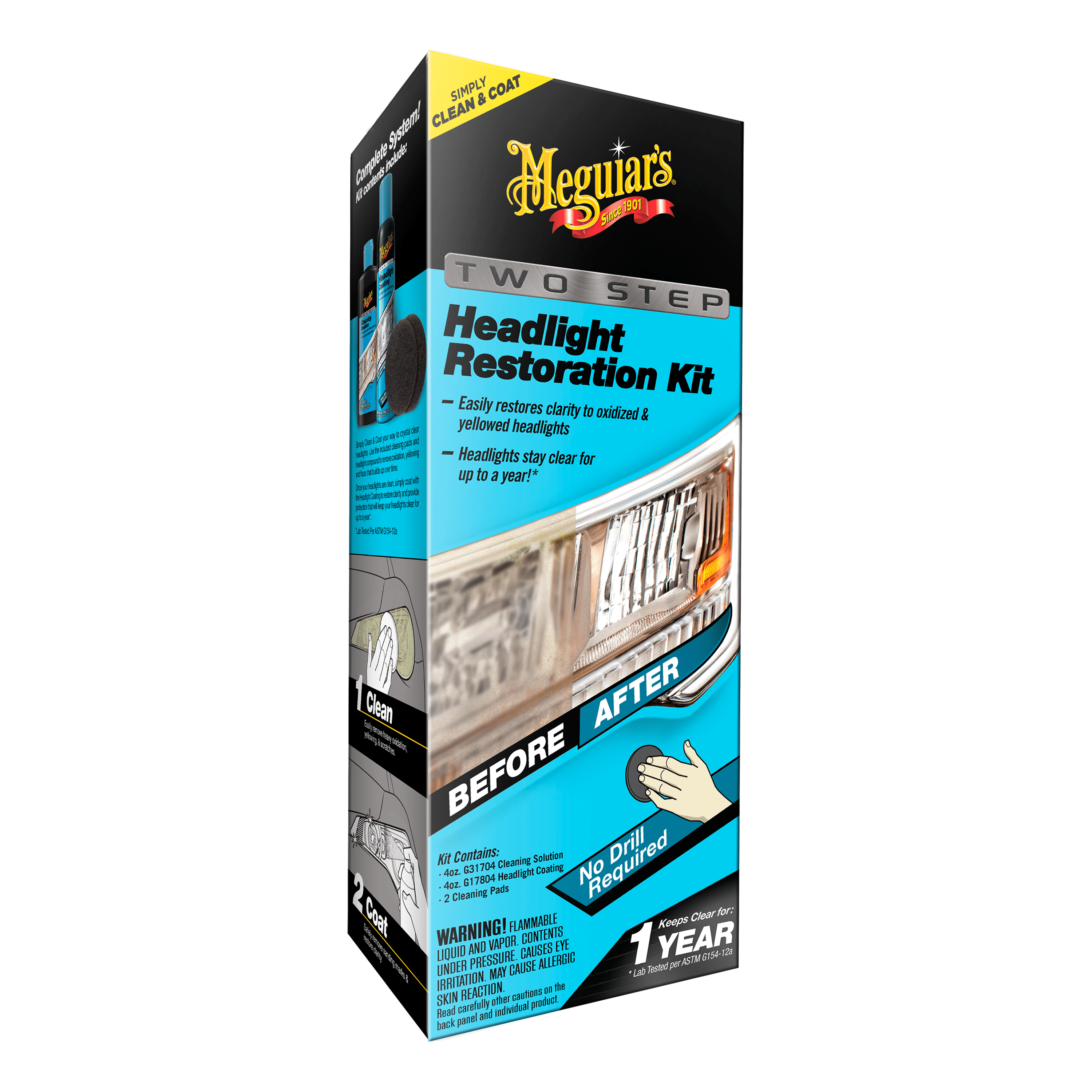 Headlight Restoration Polish Kit